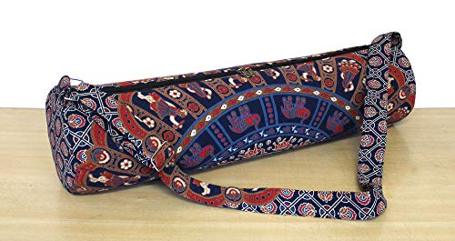 Indian Craft Yoga Mat Carrier Bag w/Shoulder Strap - Image 3