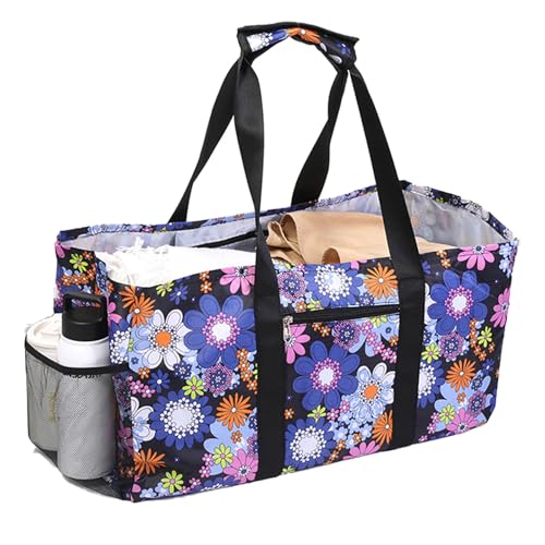 Sac fourre-tout extra large imperméable et pliable pour les courses et le rangement