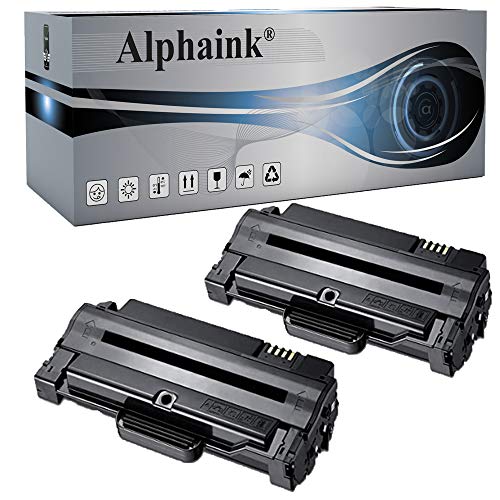 2 Toner Alphaink compatibile Samsung MLT-D1092S Per stampanti Samsung SCX4610 4300 (2 Toner)