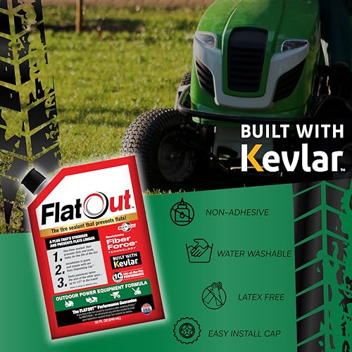 image for Flat Out Off Road Tire Sealant, Outdoor Power Equipment Formula, Preve