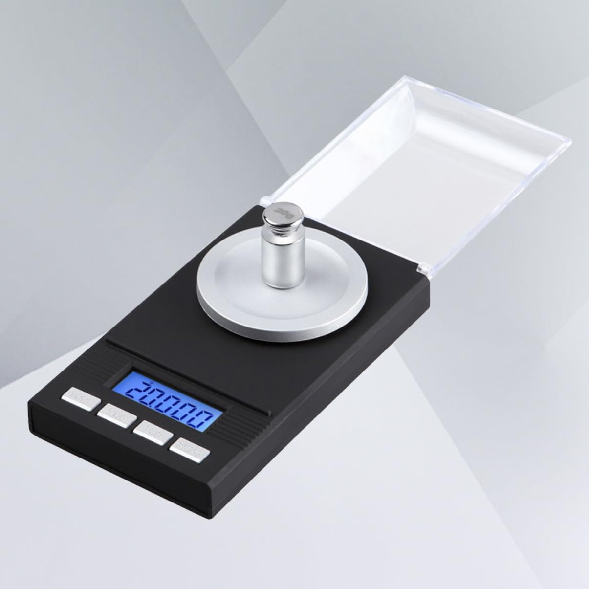 MAGICLULU 50g Bilancia Digitale per Gioielli Mini Bilancia Tascabile con Display Lcd Retroilluminato Coperchio Ribalta Funzione Multi Unità Spegnimento Automatico