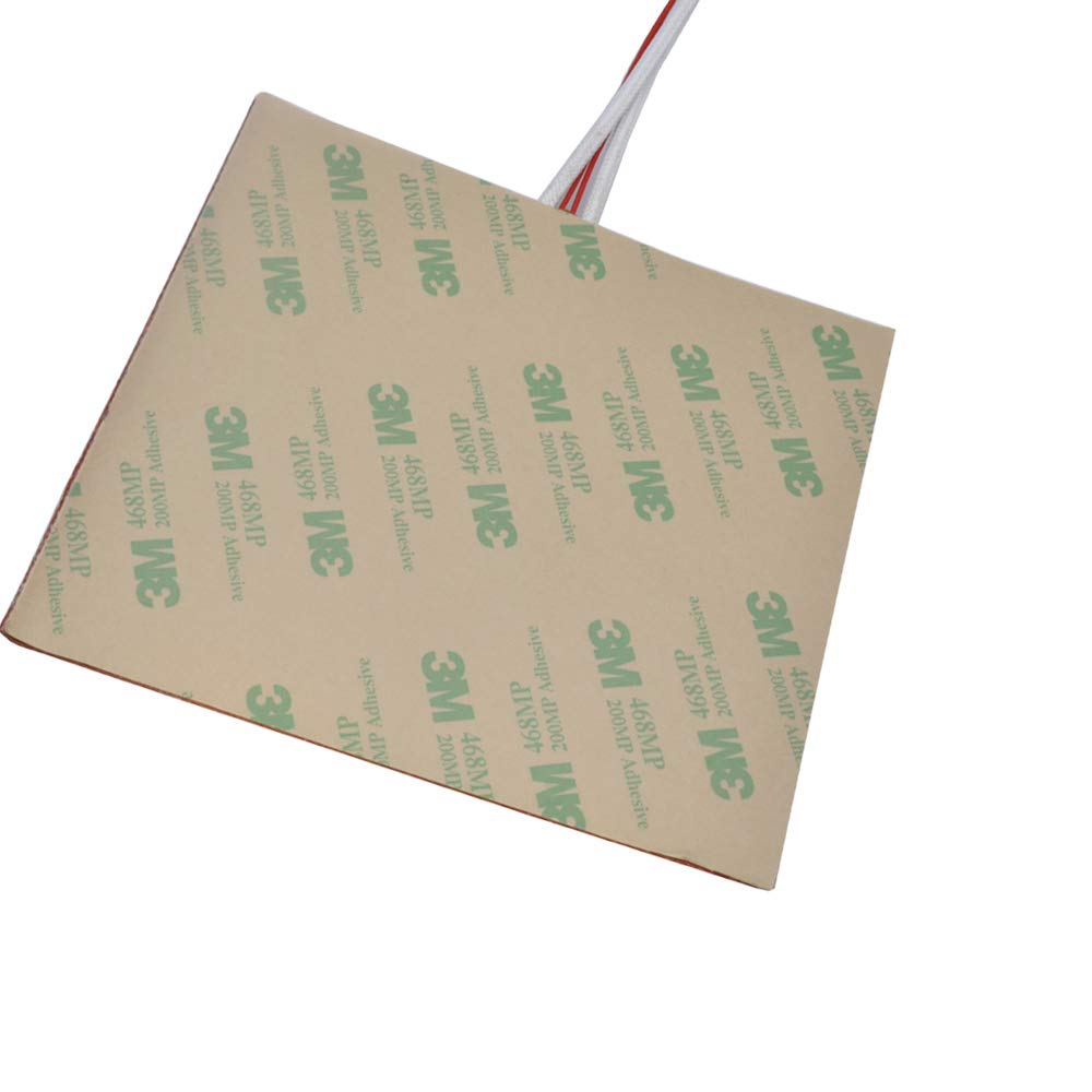 VOANZO Tapis Chauffant Silicone 200x200 Mm 220V 200W Pour Lit Chauffant Imprimante 3D