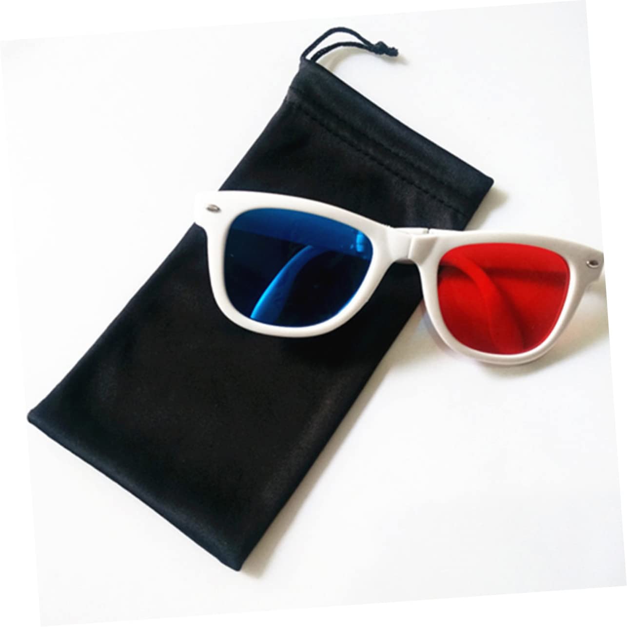 Kisangel Kordelzugtasche Für Sonnenbrillen Hartes Sonnenbrillenetui Schlankes Brillenetui Sonnenbrillenetui Herren Hartschalenetui Für Sonnenbrillen Flanell Black