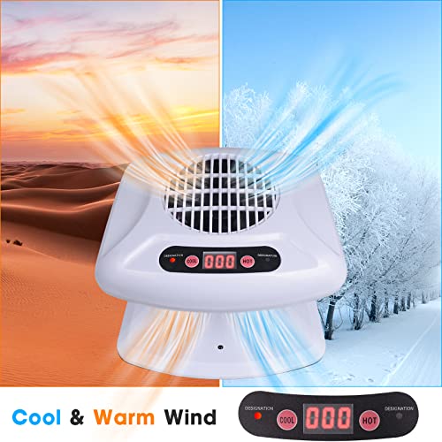 Gegong Secador de Unhas de Ar com Sensor Automático, Secador de Sopro com Ventilador de Unhas com Te