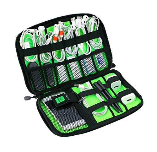 Ciaoed Elektronische tas kabeltas accessoires reistas kabel organizer tas voor elektronische accessoires zoals harde schijf en mobiele telefoon USB kabel Power Banks harde schijf zwart