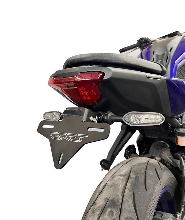 Support de plaque MT-07 2025 GREF : look moto net pour vos virées