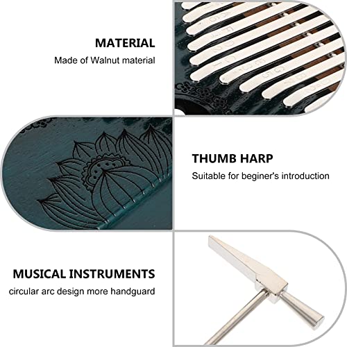 BIENKA 1 Ensemble Kalimba de Piano à Doigts Pratique à 17 Tons avec Motif Lotus Exquis Piano - Les Beatles, Paul McCartney, John Lennon, RIngo Starr, George Harrison BIENKA 1 Ensemble Kalimba de Piano à Doigts Pratique à 17 Tons avec Motif Lotus Exquis Piano – Image 4