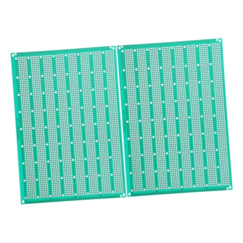 JUMPLAWN 2pezzi Scheda Pcb Basetta Perforata Per Saldatura Elettronica Progetti Diy e Riparazione Circuiti Compatibile Con Esperimenti Elettrici Facile Da Usare e Alta Conducibilità