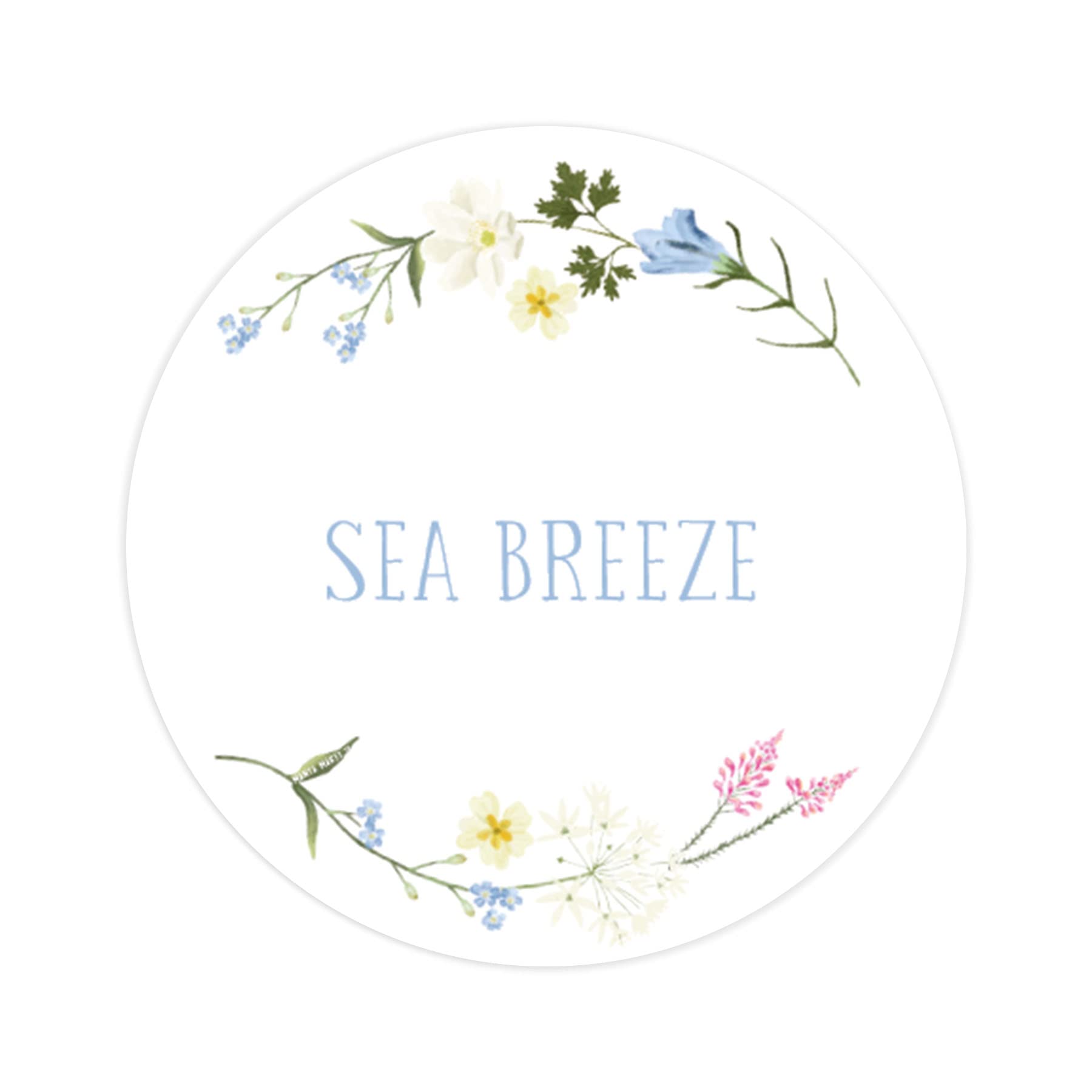 Manta Makes Small Business Stickers | Wildflower Wax melt Stickers | Wax melt Sticker Label Packaging | Labels Personalised | Candle Labels (A Scent)