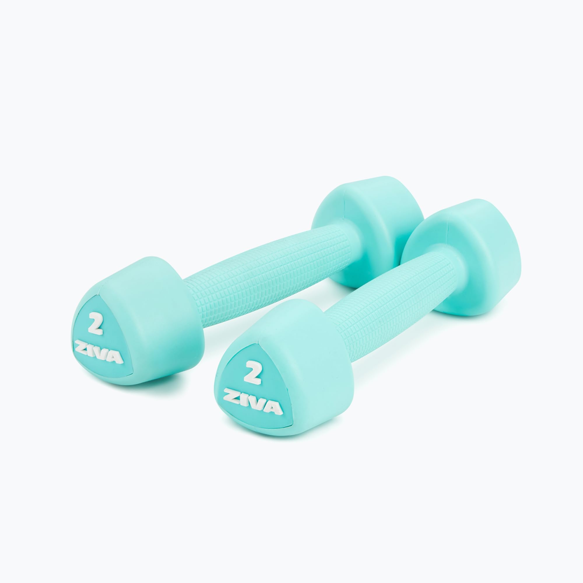 ZIVA RPU Tribell Dumbbell Pair – Premium Urethane-Coated Hand Weights with Ergonomic textured Grip & Steel Core – 2–20 lb Sets in Multiple Colors for Strength Training
