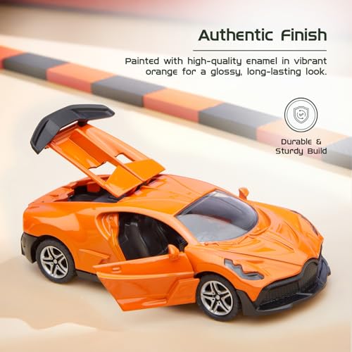Image of Amazon Brand - Metal Die Cast 1:37 Bug | Orange | Collectible & Durable