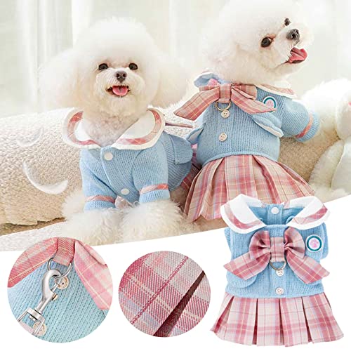 Pet Clothes For Large Dogs Girl Autumn And Winter Dog Skirt Cat Sweater Skirt Warm Sweater Pet Clothes Warm Pet Vest Dress Princess Pet Clothes For Medium Dogs Summer #TOP1