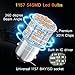 Melphan-Auto 1157 Led Light Bulb Amber Yellow, 12V-24V 1157 7528 2357 2057 BAY15D LED Replacement Light Bulb for Brake Light Tail Light for Car RV Trailer Boat, 54SMD 3014 Chipset,4PCS