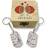 masqueprecios Llavero doble Cada paso que tu des, mas caja de