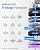 Waterdrop T3-M Remineralization Reverse Osmosis System Bundle with RT-CF Replacement Filter, 450 GPD Tankless Undersink RO Water Filter, 9-Stage Filtration, 2:1 Pure to Drain, NSF/ANSI 372 Certified