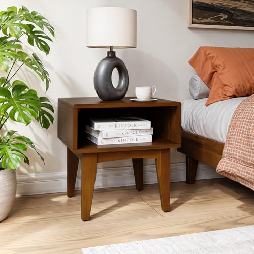 Image of Catherine Nightstand Without Drawer - Dark Chocolate