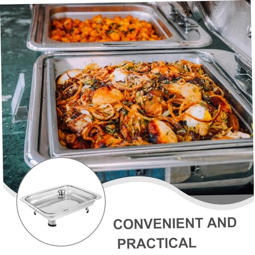 Plats de buffet avec casserole rectangulaire chauffante de cuisine - 5