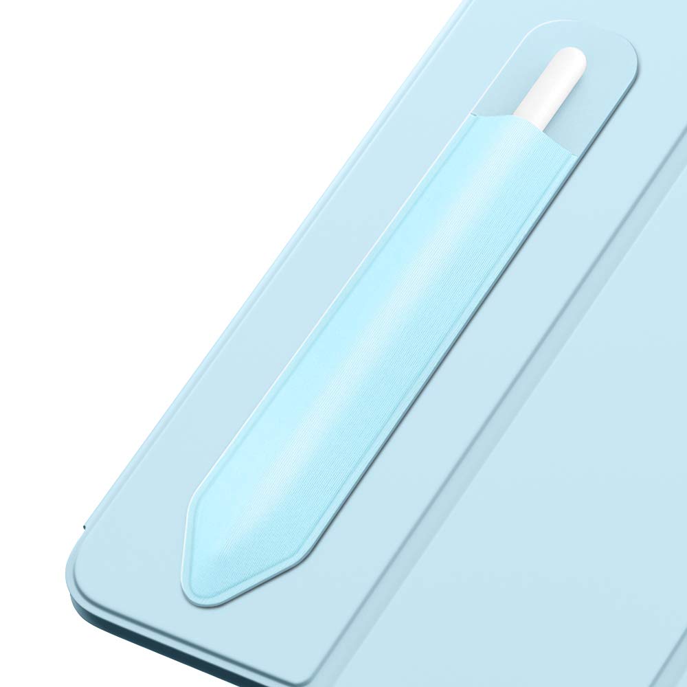 MoKo Adhesive Pencil Case Holder Sticker for Apple Pencil, Sky Blue