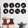 Kweiugfi Vinyl Records Decor, 5.5 Inch Wall Collage Kit Aesthetic Pictures, CD Album Cover Posters Bedroom Decor for Teens Boys Girls,Rock and Roll Music Party Decorations (8) #4