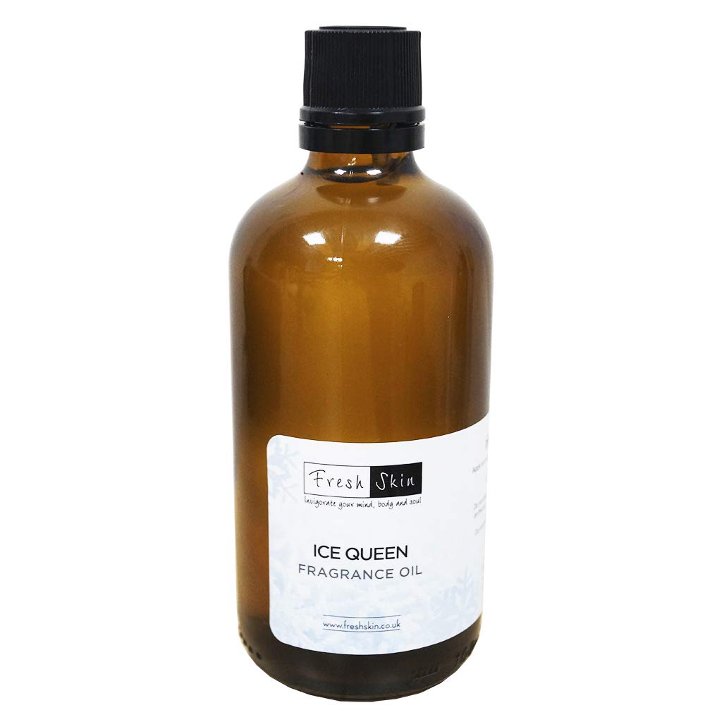Freshskin Beauty LTD | Ice Queen Fragrance Oil 100ml - Candles, Bath Bombs, Soap Making, Reed Diffusers & Wax Melts - Cosmetic Grade - Vegan Friendly - A Rich, Complex, & Long Lasting Scent!