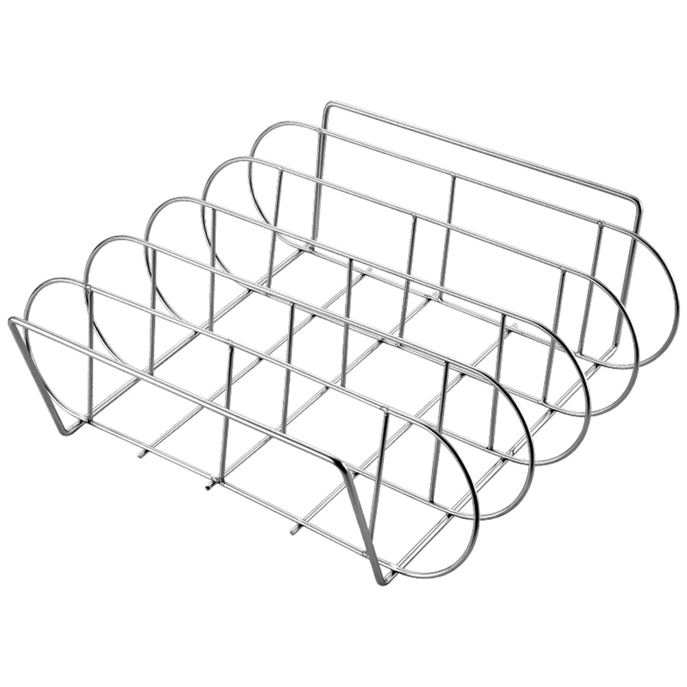 Ciieeo Supporto per Barbecue in Acciaio Inossidabile Ergonomico e Facile da Pulire, per Arrosti e Polli, per Uso Domestico e Picnic All'aperto