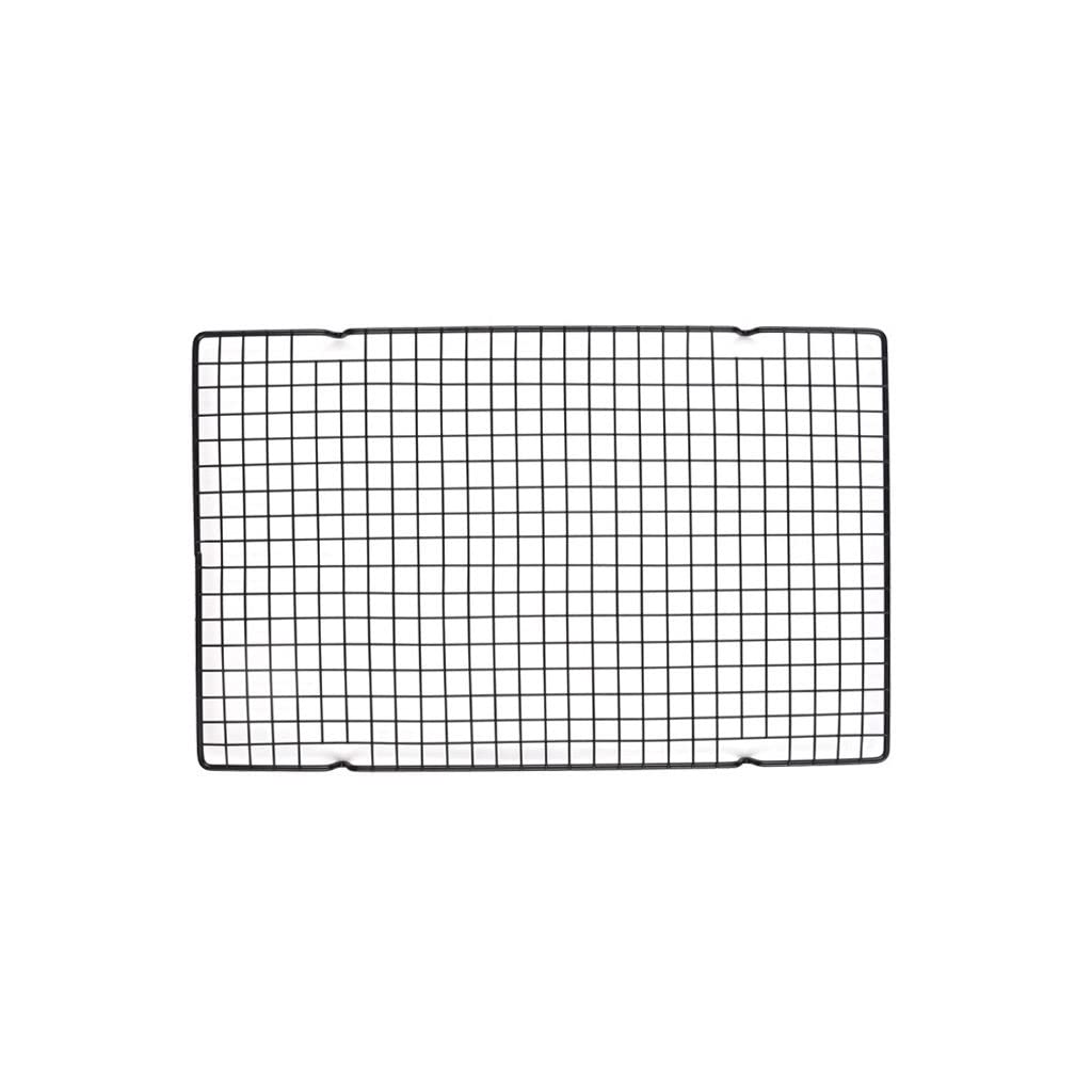 XMING Juego de Cinco Rejillas cuadradas for Enfriar Pasteles Rejilla de Drenaje de Verduras Rejilla de enfriamiento for Hornear de Acero Inoxidable (Size : 40cm)