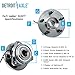 Detroit Axle - Front Right Wheel Bearing Hub for 2002-2007 Jeep Liberty [w/ABS] 2003 2004 2005 2006 Wheel Bearing and Hub Assembly Replacement