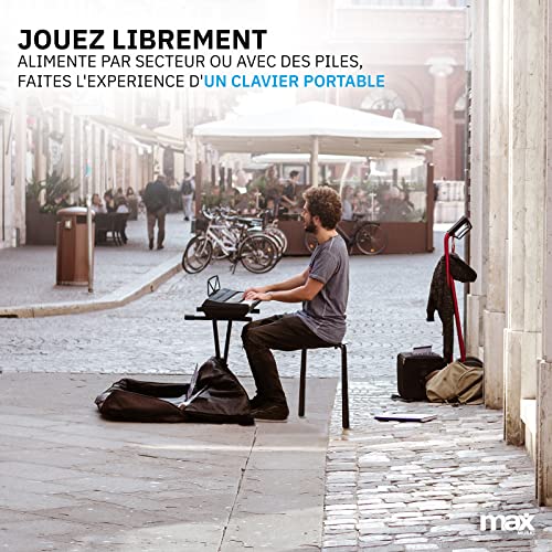 MAX KB8 Clavier électronique pour débutant, Piano numérique 49 touches, Fonction d’enregistrement, 2 haut-parleurs… - Les Beatles, Paul McCartney, John Lennon, RIngo Starr, George Harrison MAX KB8 Clavier électronique pour débutant, Piano numérique 49 touches, Fonction d'enregistrement, 2 haut-parleurs… – Image 7