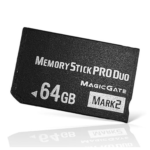 QUMOX Carte Mémoire Stick Pro Duo 64 Go Mark2 – Haute Capacité, Compatible PSP 1000/2000/3000, Appareils Photo et Caméscopes