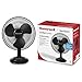Honeywell Comfort Control Ventilatore oscillante da tavolo, 3 impostazioni di velocità, Oscillazione a 90°, Pale di 30 cm, Inclinazione di 30°, Base robusta, HTF1220
