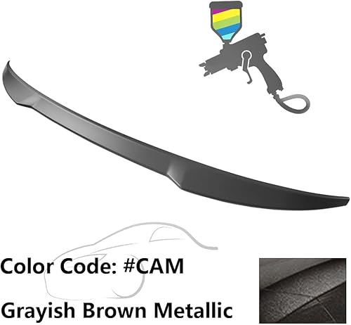 Miniatura 10 de IKON MOTORSPORTS, Alerón de maletero compatible con Nissan Altima 2019-2025, estilo M4 pintado #EBL Freezer Burn metálico ABS plástico trasero tapa