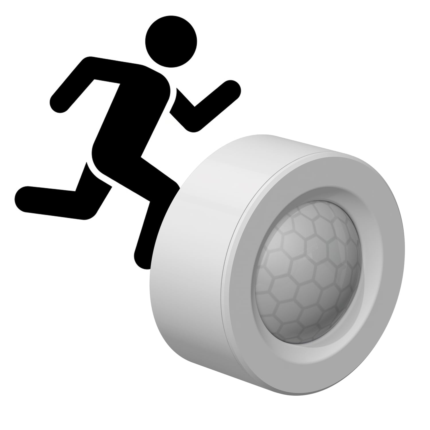 NodOn - EnOcean - Sensor de Movimiento inalámbrico, múltiples Opciones de Montaje, Alta sensibilidad, Pila de Muy Larga duración, fácil de Instalar, Compatible con Jeedom, eedomus y MyUbiwizz