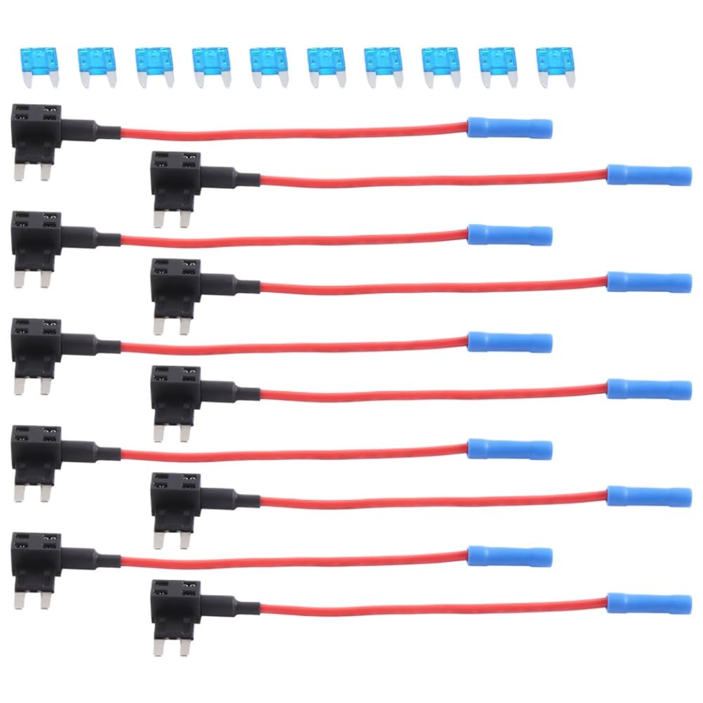 Adaptador de Fusible Add-A-Fuse para Coche 12V ATM Compatible con NRR-10 Pack