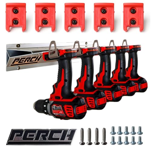 PERCH Tool Holder Rack for Milwaukee M18