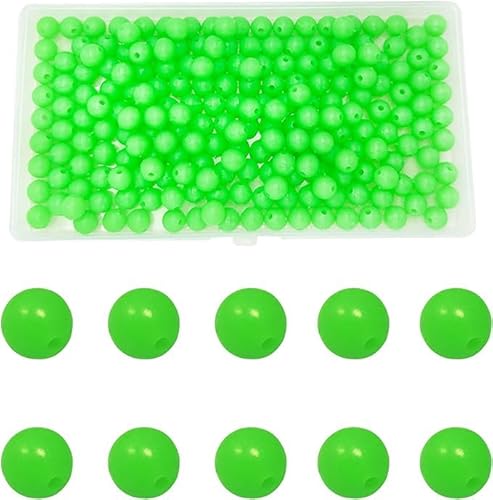 KAYYIPEX Fishing Beads for Catfish,Match with Fishing line,6mm,70/200/500 per Pack