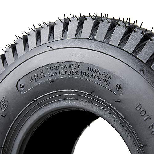 image for VanAcc 15x6.00-6 Lawn Mower Turf Tires, 15x6x6 Lawn Garden Tractor Gol