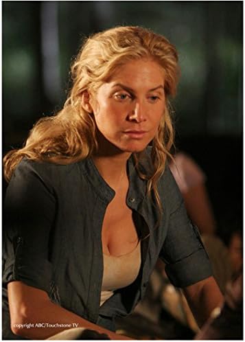 Lost Elizabeth Mitchell As Juliet Burke Gazing Down In Blue Button Down Cleavage 8 X 10 Inch Photo At Amazon S Entertainment Collectibles Store