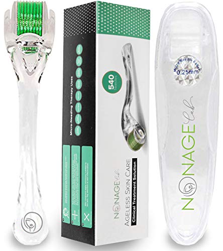 Roller Cosmetic Instrument for Face Includes Free Storage Case (1-Pack). Microneedling