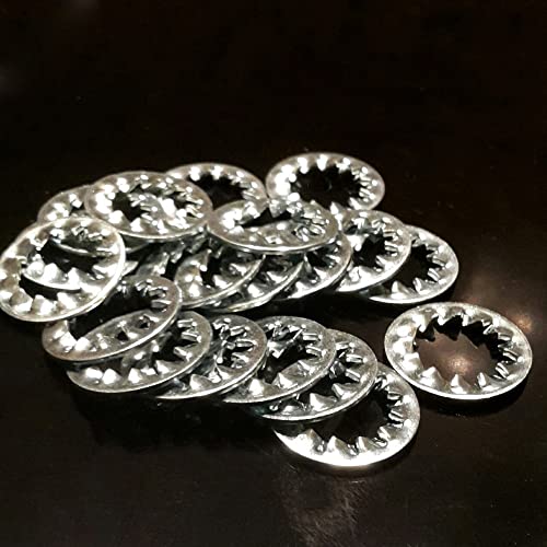 10x Zahnscheibe M13 DIN 6798 verzinkt IZ Fächerscheibe Federscheibe FE Stahl