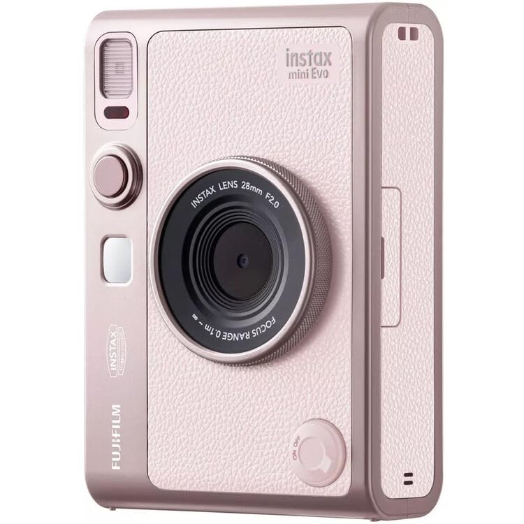 FUJIFILM instax mini Evo Gentle Rose本体 Amazon.com: Fujifilm Instax Mini EVO Hybrid Instant Camera (Gentle