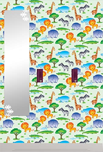 Image of CABANA HOMES (45cm x 125cm, 20 Rolls (120 sq. ft) Wallpaper for Kids Room Self Adhesive,Wall Stickers,Baby Room,Wardrobe,Furniture