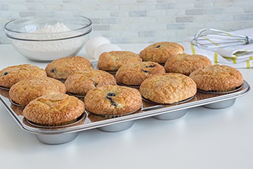 Fox Run Muffin Pan, Tin-Plated Steel, 12-Cup #TOP3