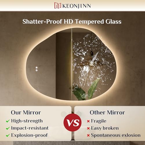 Luxury Bathroom Mirror Defogger LED