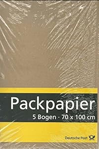 Deutsche Post Packpapier 5 Bogen