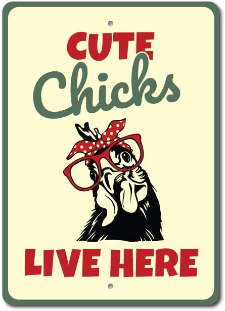 Funny Chicken Coop Sign, Farm Humor Sign, Barn Sign, Chicken Coop Sign - 10" x 14"