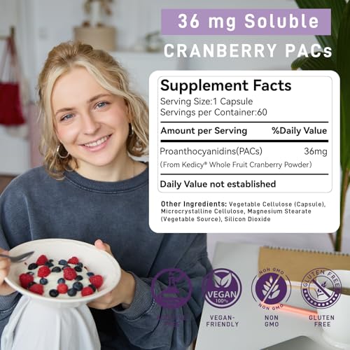 Kedicy Cranberry Pills with Whole Fruit Powder