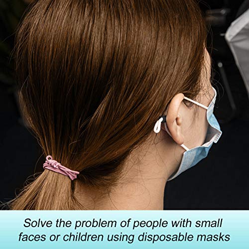 Hx Aurize Elastic Cord Stopper Adjuster For Mask 50 Pcs (Black) #TOP1