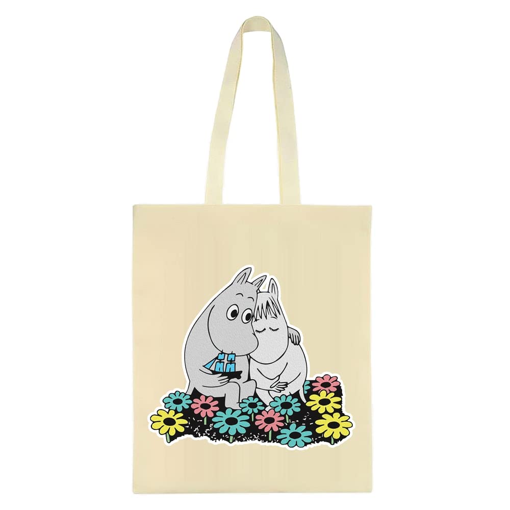 GiftmeSweet Hippo Love Birthday, valentines day, Christmas Shoulder Bag Shopping Tote Bag Cotton Shopping Bag.