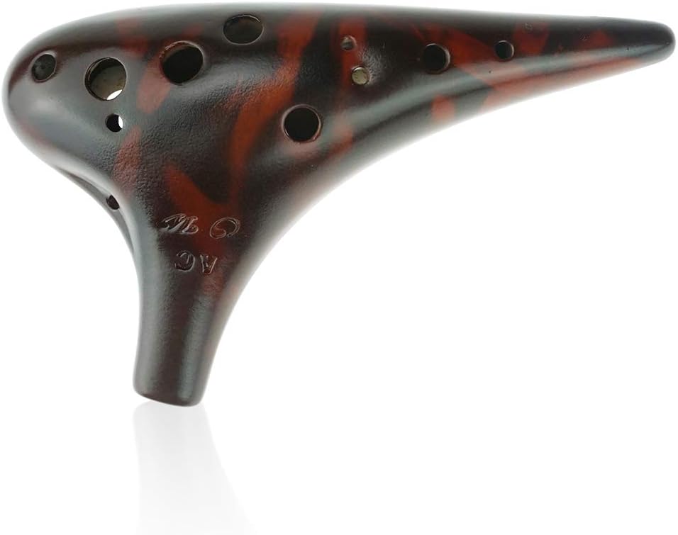 OcarinaWind"Sound of Mountain" 12 Hole Tenor Ocarina Strawfire Craft Ocarina,Alto C