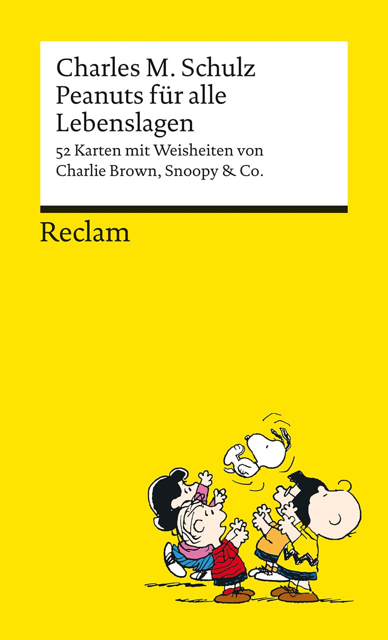 Peanuts für alle Lebenslagen. 52 Karten mit Weisheiten von Charlie Brown, Snoopy & Co.: Handliche Kartenbox mit 52 Karten | Die besten Lebensweisheiten der Peanuts